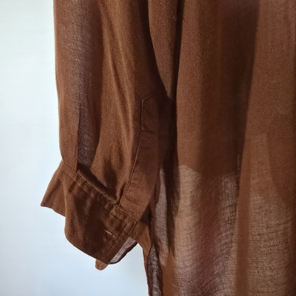 ZARA Flowy Tunic Shirt with Pocket - Picture 6 of 12